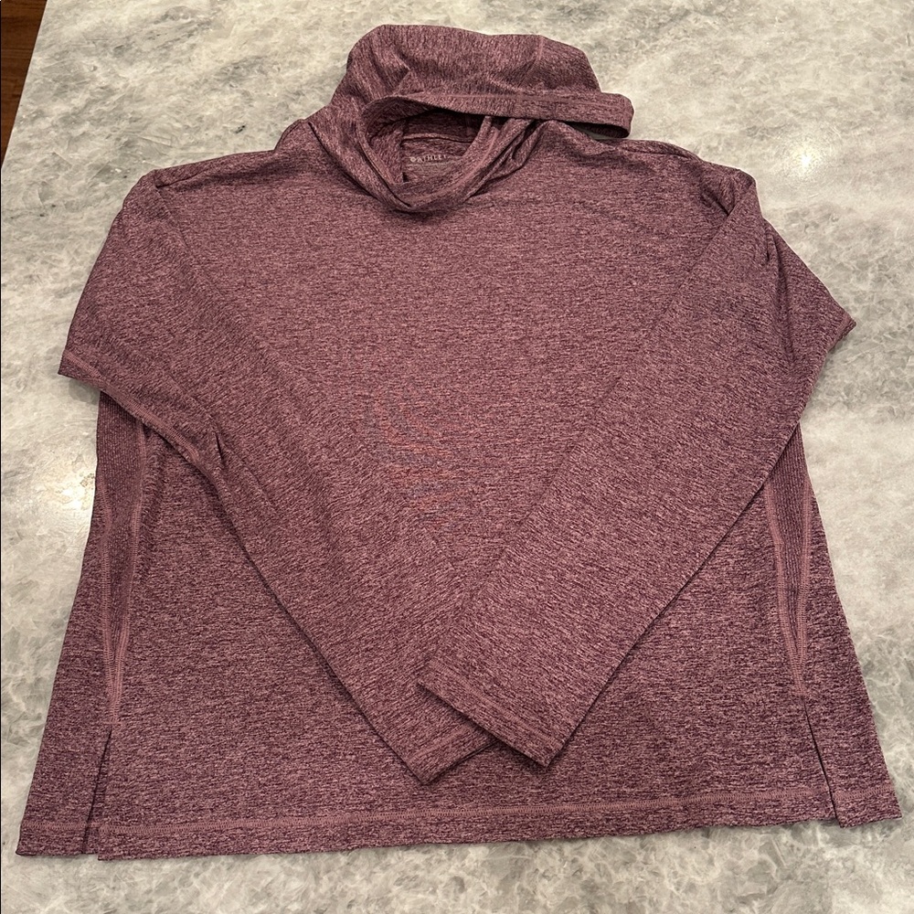 Athleta | Uptempo II Hoodie Sweatshirt, Size M, Heathered Purple